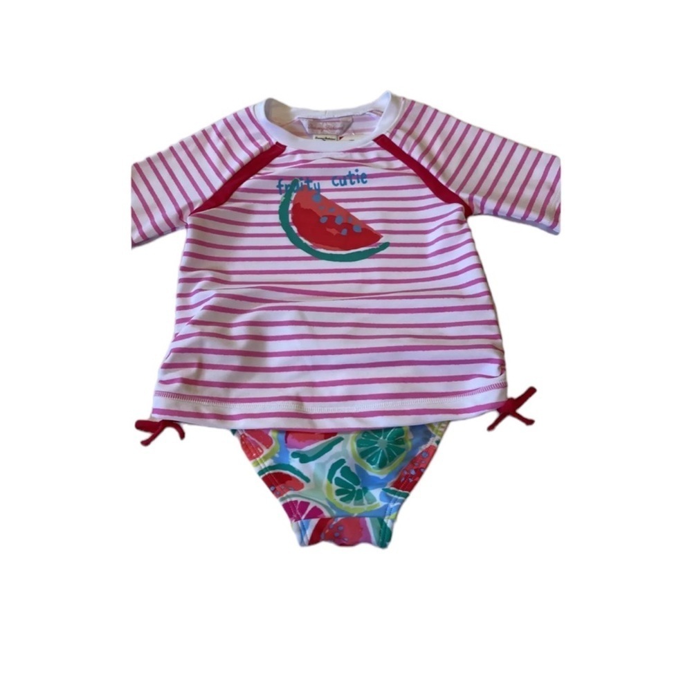 TOMMY BAHAMA Toddler Fruity Rash Guard Swim Set Size 3T — missing tag
